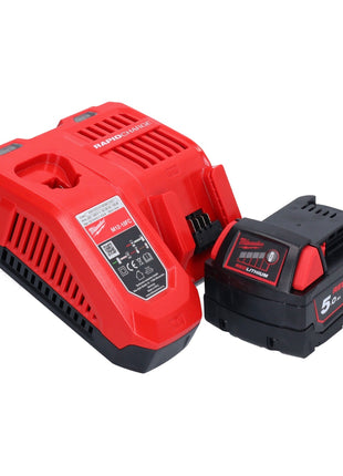 Sierra sable Milwaukee M18 BSX-501 batería 18 V + 1x batería 5,0 Ah + cargador