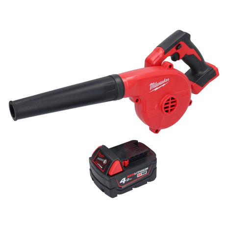 Soplador de batería Milwaukee M18 BBL-401 18 V + 1x batería 4,0 Ah - sin cargador