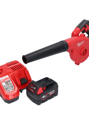 Soplador a batería Milwaukee M18 BBL-401 18 V + 1x batería 4,0 Ah + cargador