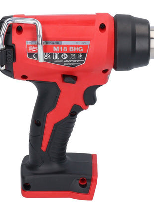 Milwaukee M18 BHG-601 Akku Heißluftgebläse 18 V 470 °C + 1x Akku 6,0 Ah + Ladegerät