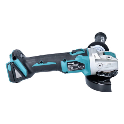 Makita DGA 521 RTX1 Akku Winkelschleifer 18 V 125 mm X-LOCK Brushless + 2x Akku 5,0 Ah + Ladegerät