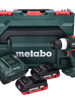 Perceuse-visseuse sans fil Metabo BS 18 LT BL 18 V 75 Nm sans balais (602325800) + 2x batterie 4,0 Ah + chargeur + métaBOX