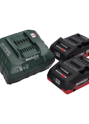 Perceuse-visseuse sans fil Metabo BS 18 LT BL 18 V 75 Nm sans balais (602325800) + 2x batterie 4,0 Ah + chargeur + métaBOX