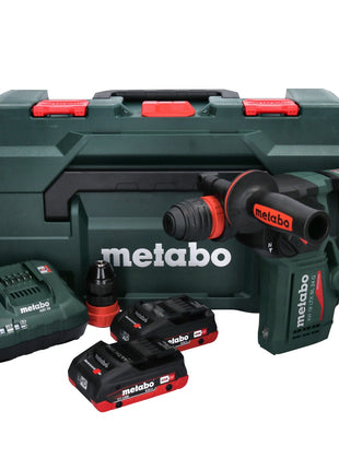 Metabo KH 18 LTX BL 24 Q Akku Kombihammer 18 V 2,2 J + 2x Akku 4,0 Ah + Ladegerät + metaBOX ( 601714800 )