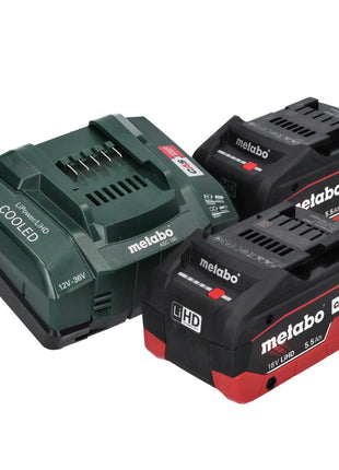 Metabo KH 18 LTX BL 24 Q Akku Kombihammer 18 V 2,2 J + 2x Akku 5,5 Ah + Ladegerät + metaBOX ( 601714660 )