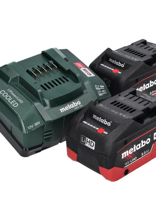 Metabo KH 18 LTX BL 24 Q martillo combinado a batería 18 V 2,2 J + 2x batería 8,0 Ah + cargador + metaBOX