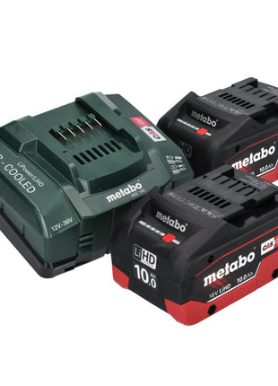 Metabo KH 18 LTX BL 24 Q martillo combinado a batería 18 V 2,2 J + 2x baterías 10,0 Ah + cargador + metaBOX