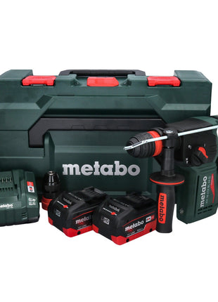 Metabo KH 18 LTX BL 24 Q martillo combinado a batería 18 V 2,2 J + 2x baterías 10,0 Ah + cargador + metaBOX