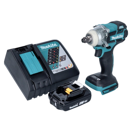 Makita DTW 285 RA1 clé à chocs sans fil 18 V 280 Nm 1/2" sans balai + 1x batterie 2,0 Ah + chargeur