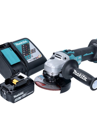 Makita DGA 513 RM1 Meuleuse d'angle sur batterie 18 V 125 mm sans balais + 1x batterie 4,0 Ah + chargeur