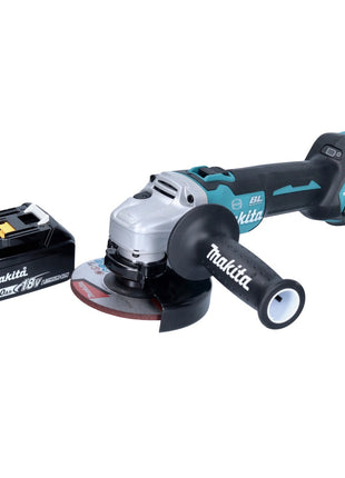 Makita DGA 513 T1 Meuleuse d'angle sans fil 18 V 125 mm Brushless + 1x batterie 5,0 Ah - sans chargeur