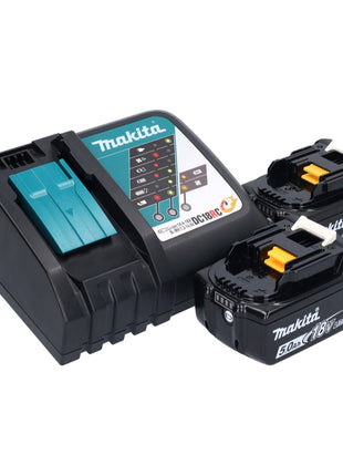 Makita DGA 513 RT Meuleuse d'angle sur batterie 18 V 125 mm sans balais + 2x batteries 5,0 Ah + chargeur