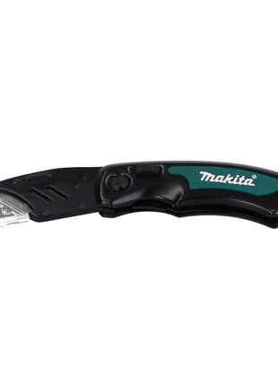 Makita P-90582 Klappmesser blau schwarz mit Schnellwechselmechanismus und Verriegelung - Toolbrothers