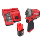 Milwaukee M12 FIW38-201C Akku Schlagschrauber 12 V 339 Nm 3/8