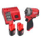 Milwaukee M12 FIW38-202C Akku Schlagschrauber 12 V 339 Nm 3/8