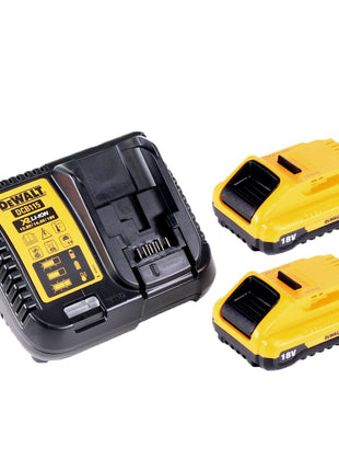 Cloueur à batterie DeWalt DCN 660 L2 18V 32-63 mm sans balais + 2x batteries 3,0 Ah + chargeur + coffret