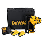 Cloueur à batterie DeWalt DCN 660 L2 18V 32-63 mm sans balais + 2x batteries 3,0 Ah + chargeur + coffret