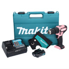 Makita HP 333 DSAP Akku Schlagbohrschrauber 12 V 30 Nm rosa + 1x Akku 2,0 Ah + Ladegerät + Holster + Koffer