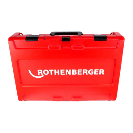 Rothenberger ROMAX 4000 CAS Akku Pressmaschine 18 V 34 kN + 2x Akku 10 Ah + Ladegerät + Koffer