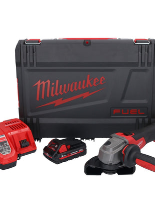 Milwaukee M18 FSAG125X-301X Akku Winkelschleifer 18 V 125 mm Brushless + 1x Akku 3,0 Ah + Ladegerät + HD Box