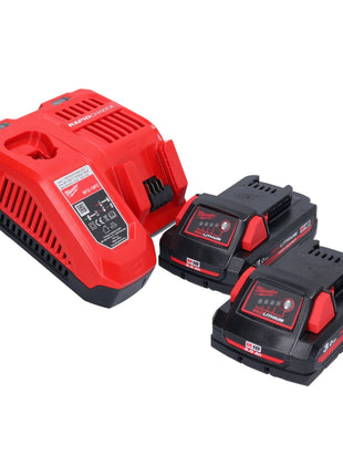 Milwaukee M18 FSAG125X-302X Akku Winkelschleifer 18 V 125 mm Brushless + 2x Akku 3,0 Ah + Ladegerät + HD Box