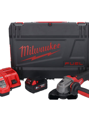 Milwaukee M18 FSAG125X-601X Akku Winkelschleifer 18 V 125 mm Brushless + 1x Akku 6,0 Ah + Ladegerät + HD Box