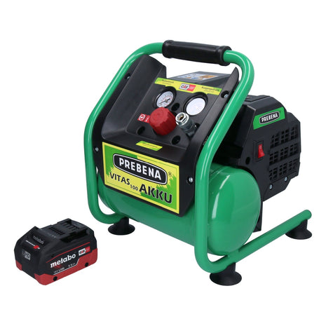 Prebena VITAS 100-AKKU Kompressor 18 V 5 l 8 bar CAS Brushless + 1x Akku 5,5 Ah - ohne Ladegerät - Toolbrothers