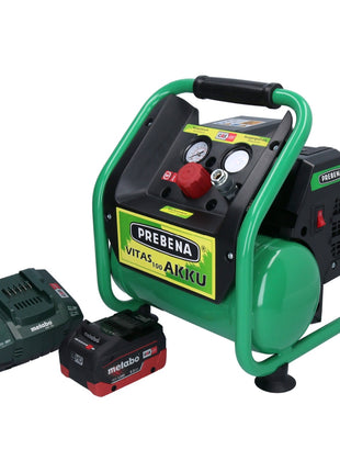 Prebena VITAS 100-AKKU Kompressor 18 V 5 l 8 bar CAS Brushless + 1x Akku 8,0 Ah + Ladegerät - Toolbrothers