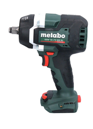 Visseuse à chocs sans fil Metabo SSW 18 LTX 800 BL 18 V 800 Nm 1/2" (602403840) Brushless + metaBOX - sans batterie, sans chargeur