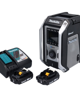 Makita DMR 114 RAB Radio à batterie 12 V - 18 V Bluetooth IP65 + 2x batteries 2,0 Ah + chargeur