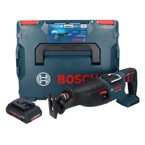 Sierra sable de batería Bosch GSA 18V-28 18 V BITURBO sin escobillas + 1x batería ProCORE 4,0 Ah + L-Boxx - sin cargador