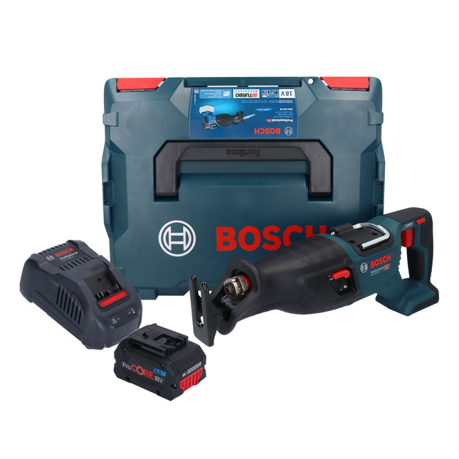 Bosch GSA 18V-28 Akku Säbelsäge 18 V BITURBO Brushless + 1x ProCORE Akku 8,0 Ah + Ladegerät + L-Boxx