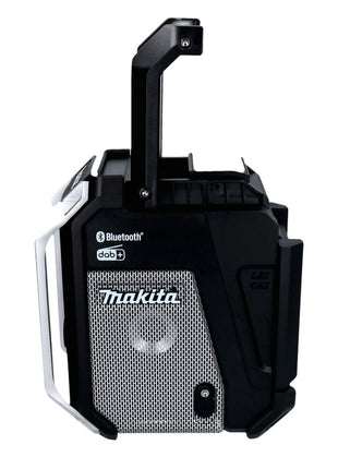 Makita DMR 115 RAB Radio de chantier à batterie 12 V - 18 V Bluetooth DAB+ IP65 noir + 2x batteries 2,0 Ah + chargeur