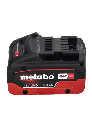 Metabo SSW 18 LTX 800 BL Visseuse à choc sans fil 18 V 800 Nm 1/2'' Brushless + 1x batterie 8,0 Ah + metaBOX - sans chargeur