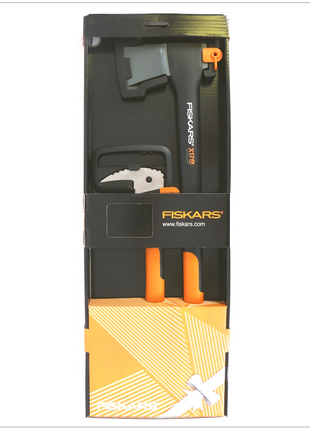 Fiskars Set Spaltaxt X 17 & Hand-Sappie XA2 129038 - Toolbrothers