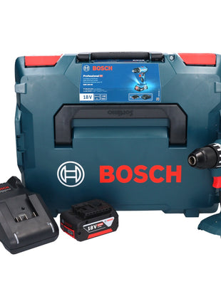 Perceuse-visseuse sans fil Bosch GSR 18V-45 18 V 45 Nm sans balais + 1x batterie 5,0 Ah + chargeur + L-Boxx