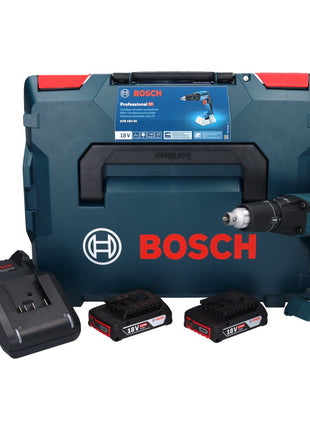 Bosch GTB 18V-45 Akku Trockenbauschrauber 18 V 32 Nm Brushless + 2x Akku 2,0 Ah + Ladegerät + L-Boxx