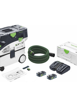 Festool CTMC MIDI Akku Absaugmobil 36 V ( 2x 18 V ) Staubkl. M + 2x Akku 4,0 Ah + Ladegerät + Systainer - Toolbrothers