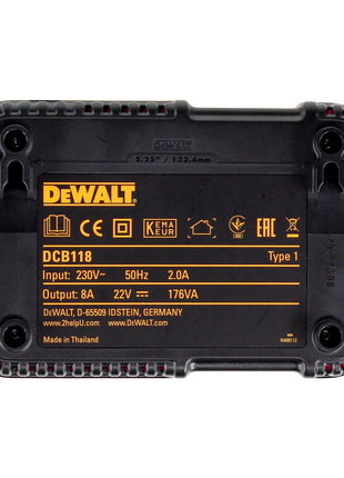 Kit de démarrage DeWalt DCB 118 T3 XR FLEXVOLT + 3x batterie DCB 546 6,0 Ah