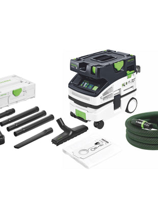 Festool CTL MINI I CLEANTEC Absaugmobil 10 l Staubkl. L ( 574840 ) + RS-ST D 27/36-Plus Standart Reinigungsset ( 577257 ) - Toolbrothers