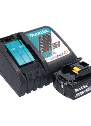 Raboteuse à batterie Makita DKP 180 RT1 18 V 82 mm + 1x batterie 5,0 Ah + chargeur