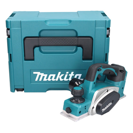 Makita DKP 180 ZJ strug akumulatorowy 18 V 82 mm + Makpac - bez akumulatora, bez ładowarki