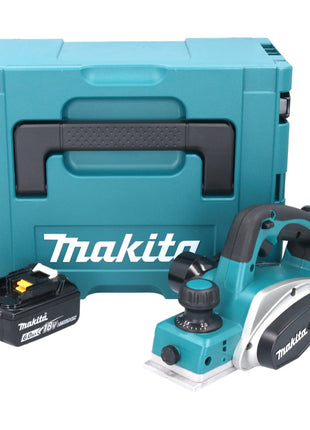 Makita DKP 180 G1J Akku Hobel 18 V 82 mm + 1x Akku 6,0 Ah + Makpac - ohne Ladegerät