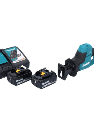 Makita DJR 189 RG Akku Reciprosäge Säbelsäge 18 V Brushless + 2x Akku 6,0 Ah + Ladegerät - Toolbrothers