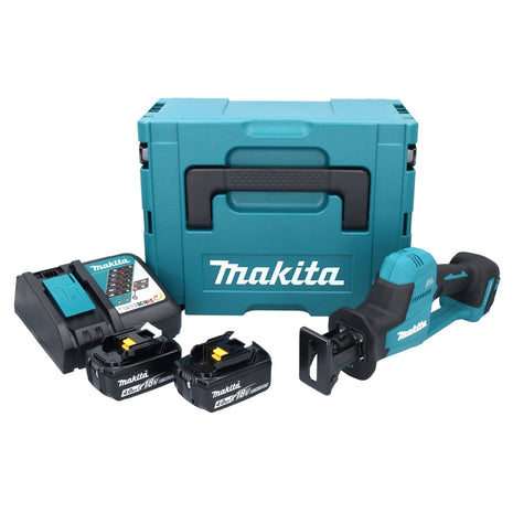 Makita DJR 189 RMJ Akku Reciprosäge Säbelsäge 18 V Brushless + 2x Akku 4,0 Ah + Ladegerät + Makpac - Toolbrothers