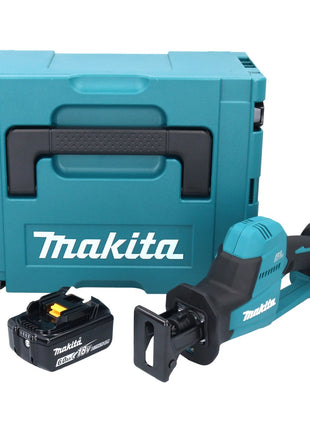 Makita DJR 189 G1J Akku Reciprosäge Säbelsäge 18 V Brushless + 1x Akku 6,0 Ah + Makpac - ohne Ladegerät - Toolbrothers