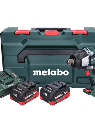 Visseuse à chocs sans fil Metabo SSW 18 LTX 1750 BL 18 V 1750 Nm 3/4" brushless (602402660) + 2x batterie 5,5 Ah + chargeur + métaBOX