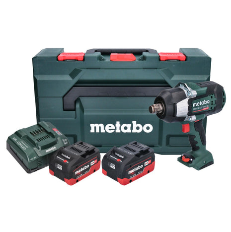 Metabo SSW 18 LTX 1750 BL Atornillador de impacto a batería 18 V 1750 Nm 3/4" sin escobillas (602402660) + 2x batería 5,5 Ah + cargador + metaBOX