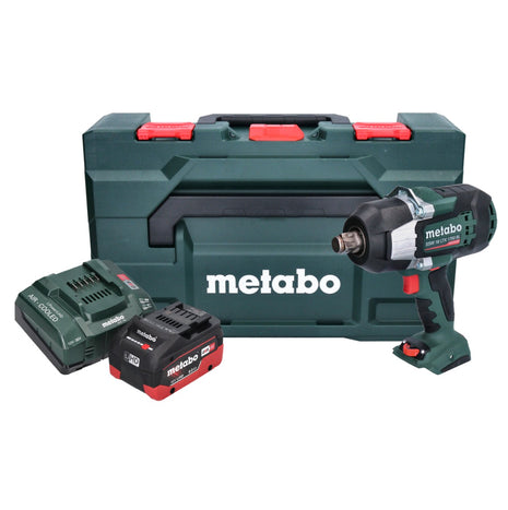 Metabo SSW 18 LTX 1750 BL Atornillador de impacto a batería 18 V 1750 Nm 3/4" sin escobillas + 1x batería 8,0 Ah + cargador + metaBOX