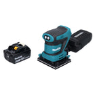 Makita DBO 480 G1 Akku Schwingschleifer 18 V 112 x 102 mm + 1x Akku 6,0 Ah - ohne Ladegerät